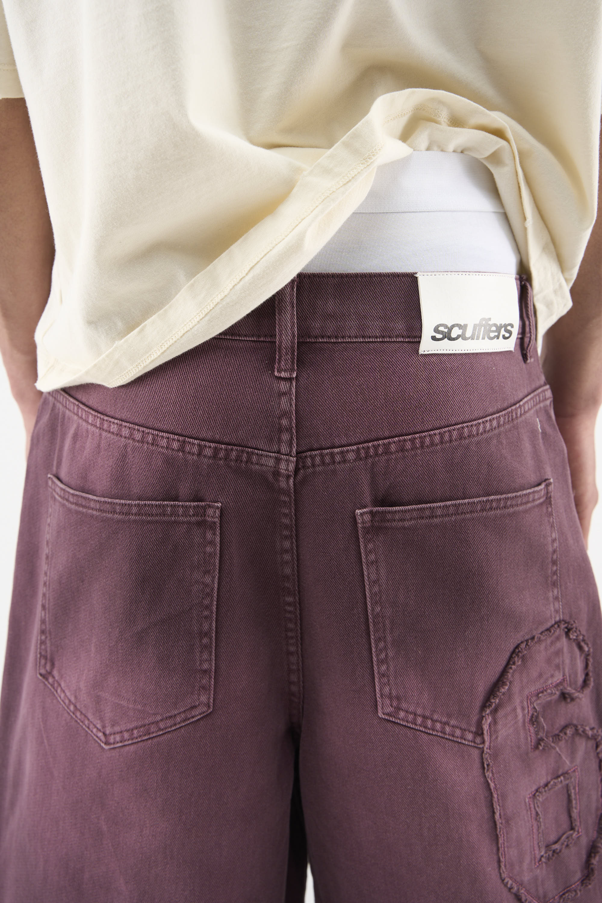 OPS Burgundy Jorts - Image 5